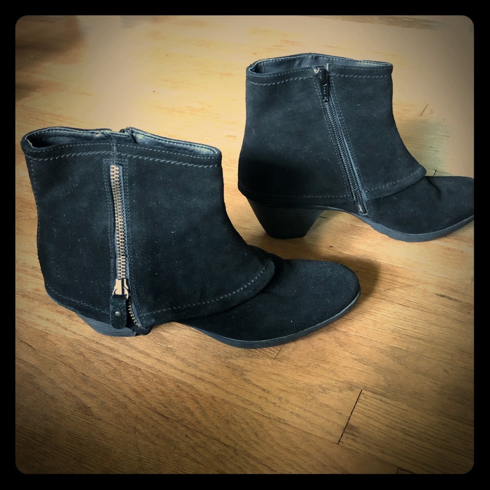 Black Suede Bootie